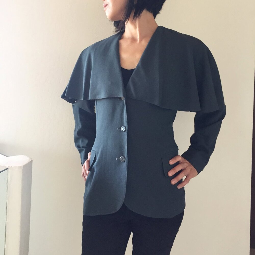 Vintage Nick Coleman Capelet Collar Jacket